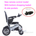 Medical Remote Control Lightweight Electr Fold Wheelchair